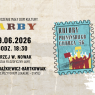 Plakat informuje o spotkaniu „Kolory poznańskiego czerwca ’56”, organizowanym przez Stowarzyszenie Mały Dom Kultury Farby, które odbędzie się 9 czerwca 2026 o godz. 18.30 z udziałem Andrzeja W. Nowaka i Danuty Książkiewicz-Bartkowiak; po prawej widoczny jest znaczek graficzny wydarzenia oraz logotypy partnerów.