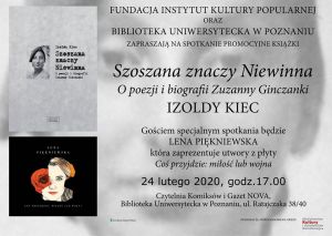 Promocja książki Izoldy Kiec w Bibliotece Uniwersyteckiej