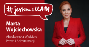 #jestemzUAM: Marta Wojciechowska