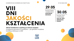 Grafika promocyjna VIII Dni Jakości Kształcenia