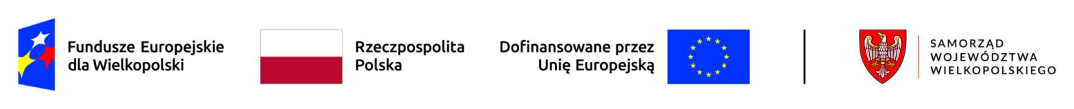 Logotypes of Fundusze Europejskie dla Wielkopolski, Republic of Poland, Funded by European Union and self-government of the Greater Poland voivodship