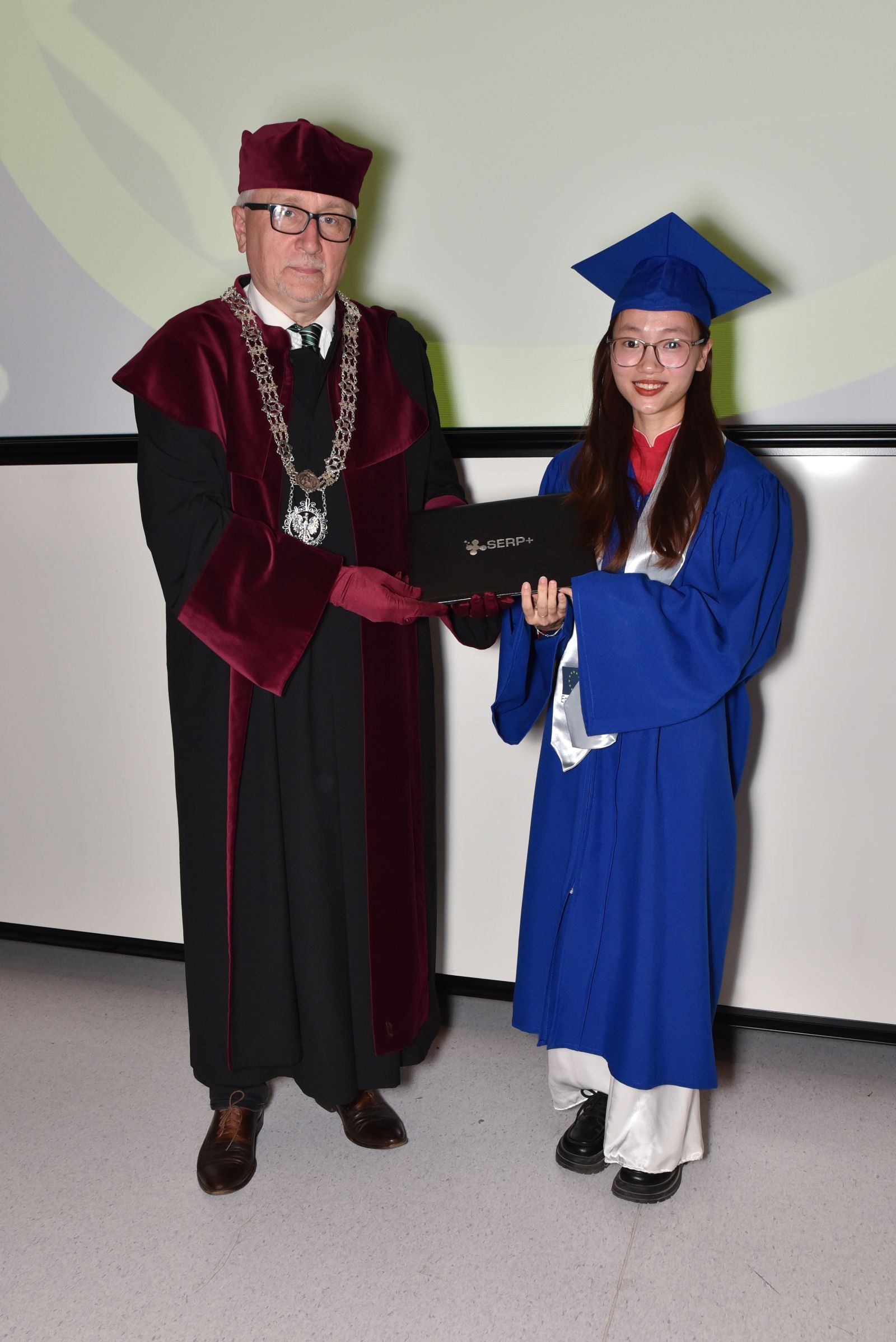 Erasmus Mundus SERP+ students during the graduation ceremony