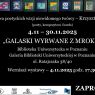Zaproszenie na wystawę „Galaski wyrwane z mroku” Krzysztofa Galasa w Bibliotece Uniwersyteckiej w Poznaniu, 4–30 listopada 2025.