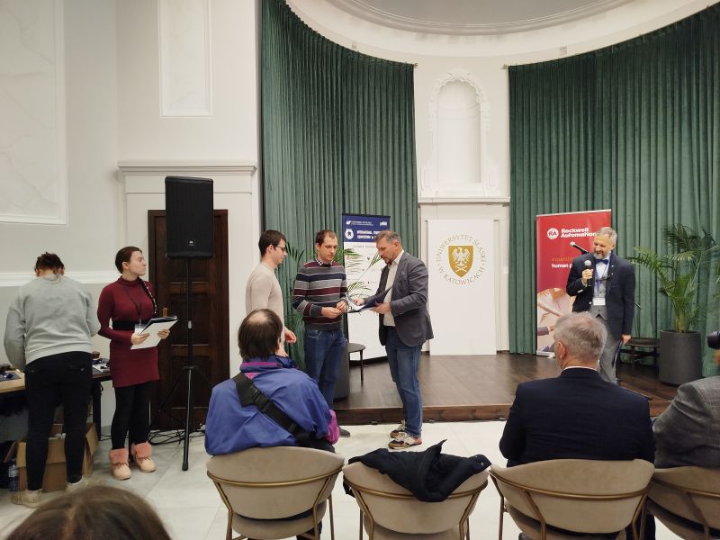 Award ceremony and presentation of medals to the winners