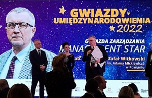 Prof. Rafał Witkowski laureatem nagrody Gwiazdy Umiędzynarodowienia 2022