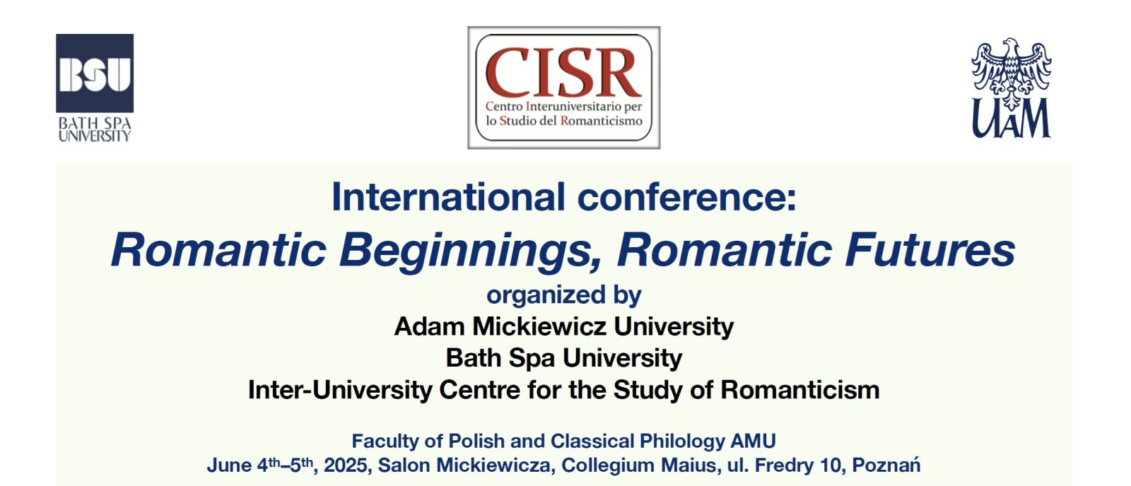The promotional poster of the International Academic Conferencje 