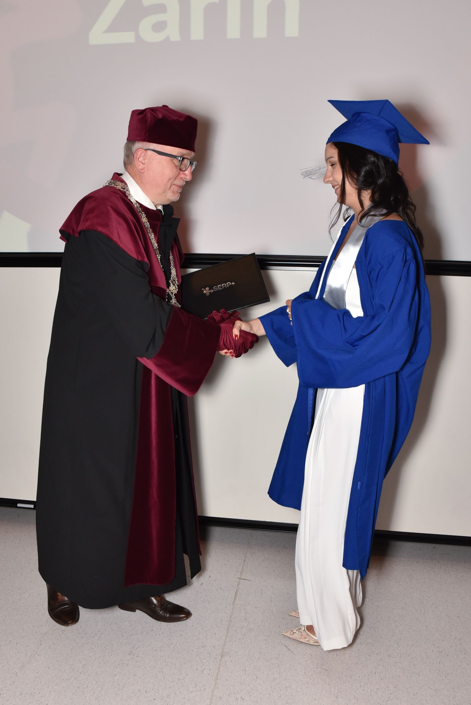 Erasmus Mundus SERP+ students during the graduation ceremony