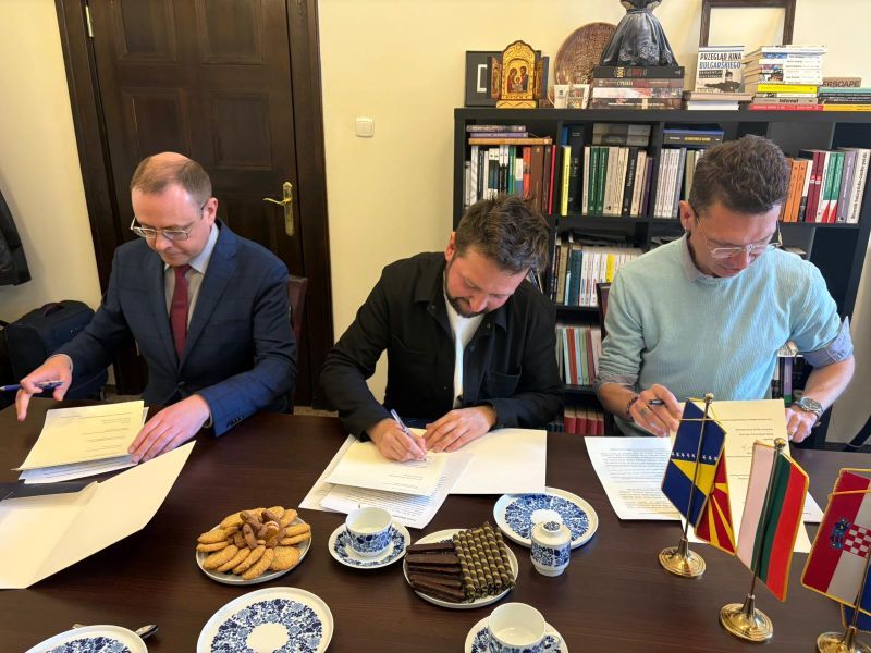  Signing ceremony for the Letter of Intent regarding the establishment of the Slavic Studies Forum