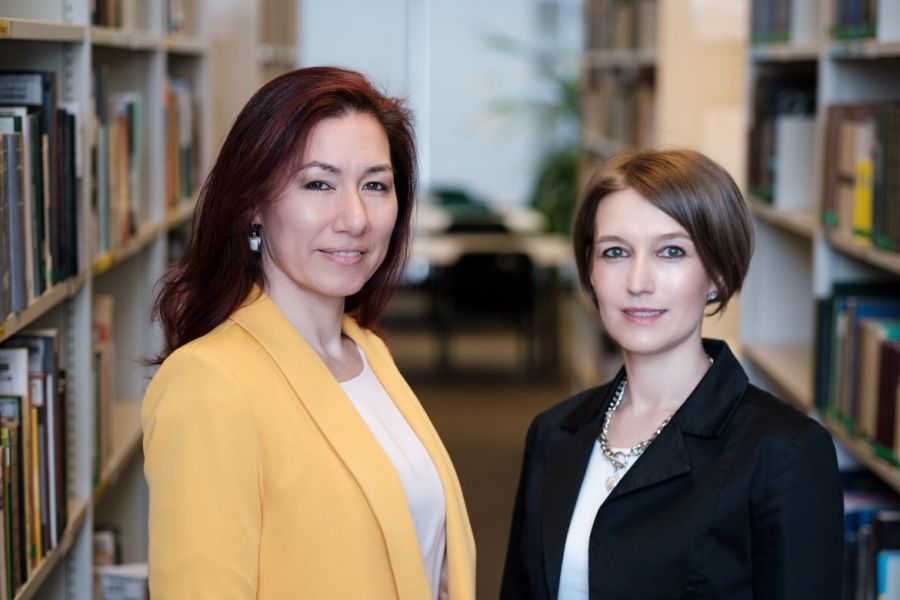 Dr Leonor Sagermann Bustinza oraz dr Dominika Dziubała-Szrejbrowska