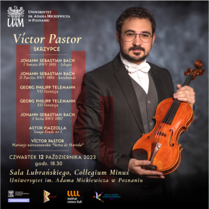 A violin concert performed by Víctor Pastor