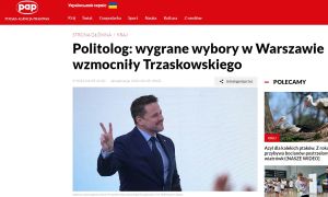 „Politolog: wygrane wybory wzmocniły Trzaskowskiego” - pap.pl