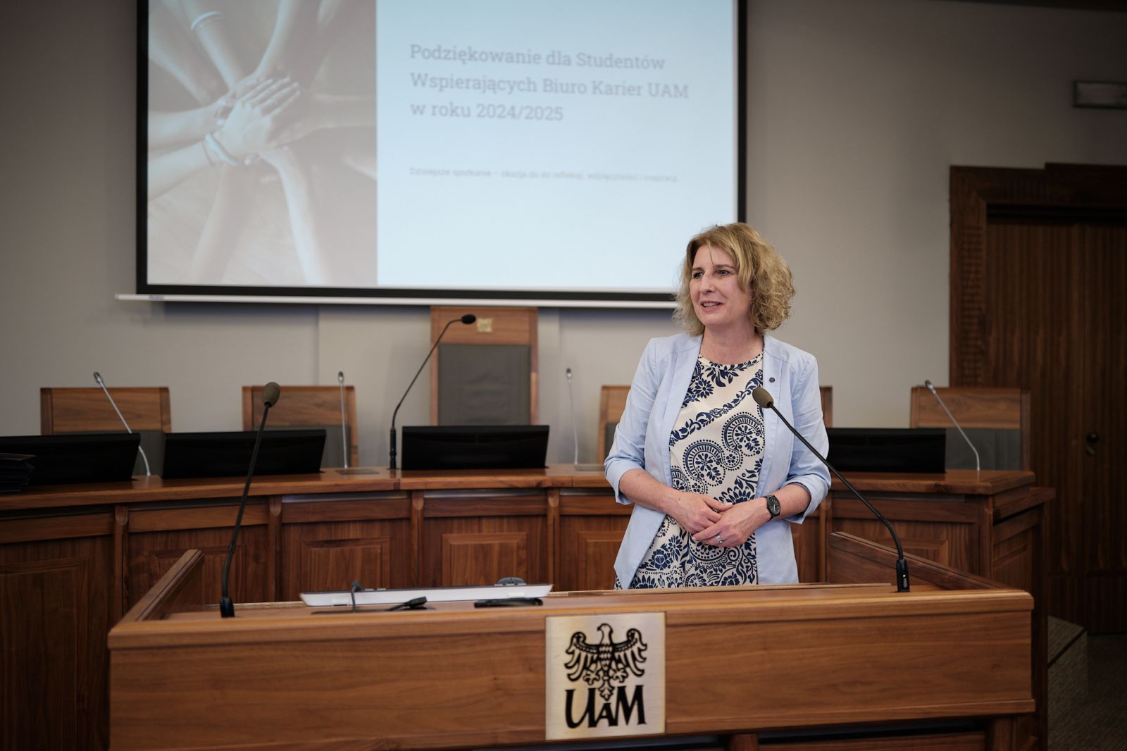 Prorektorka UAM prof. Joanna Wójcik