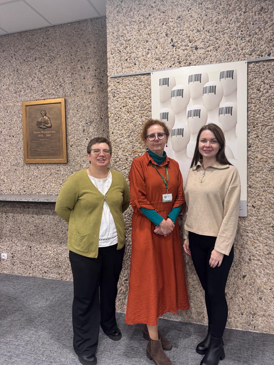 Photograph from Dr Tetiana Kuzmin's visit to AMU