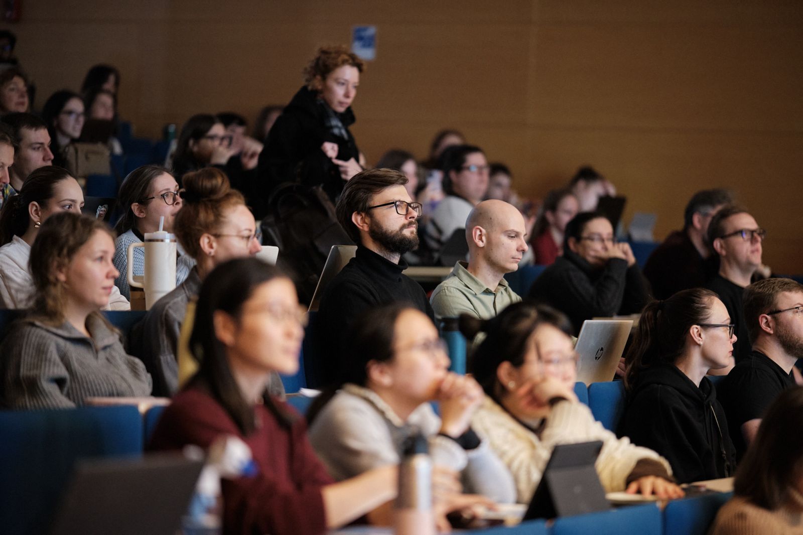 First Day of Nature Portfolio workshop for Scientists. The photo presents the audiance during the workshop.