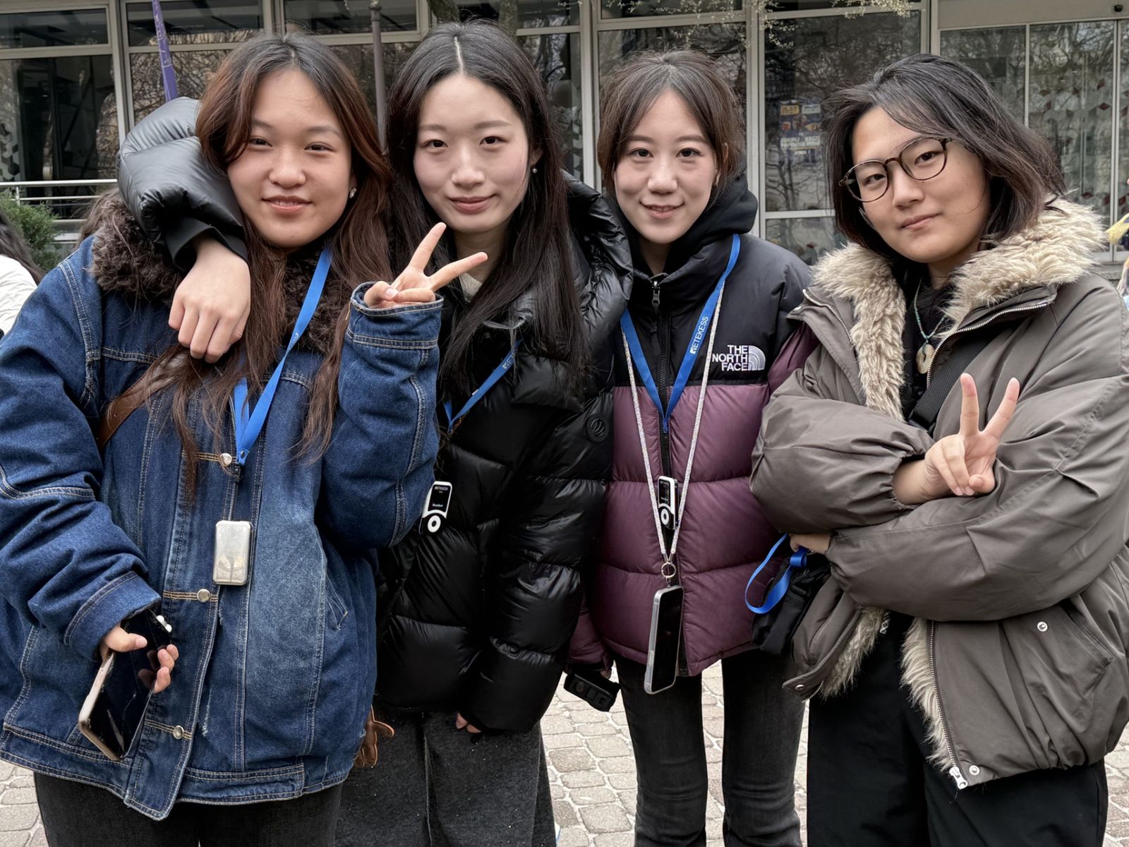  A photo of a group of students in Kraków’s Old Town and at Wawel