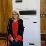 Konferencja prasowa PNL. Przemawia JMR prof. Bogumiła Kaniewska