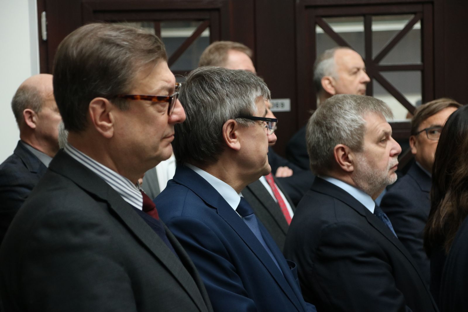 Goście obecni na otwarciu Domu Studenckiego Hanka