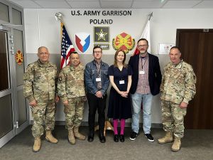 Visit of Faculty of English representatives to US Army Garrison Poland - Camp Kościuszko