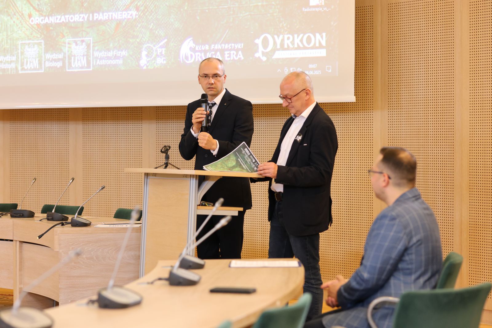 Prof. Krzysztof Skibski i prof. Maciej Michalski
