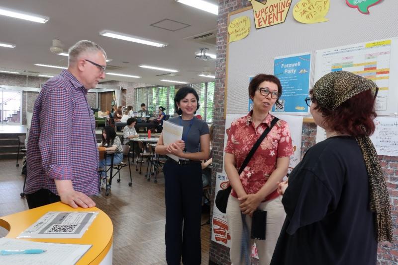 prof. Rafał Witkowski and Prof. Beata Bochorodycz on their visit at the Okayama University in Japan