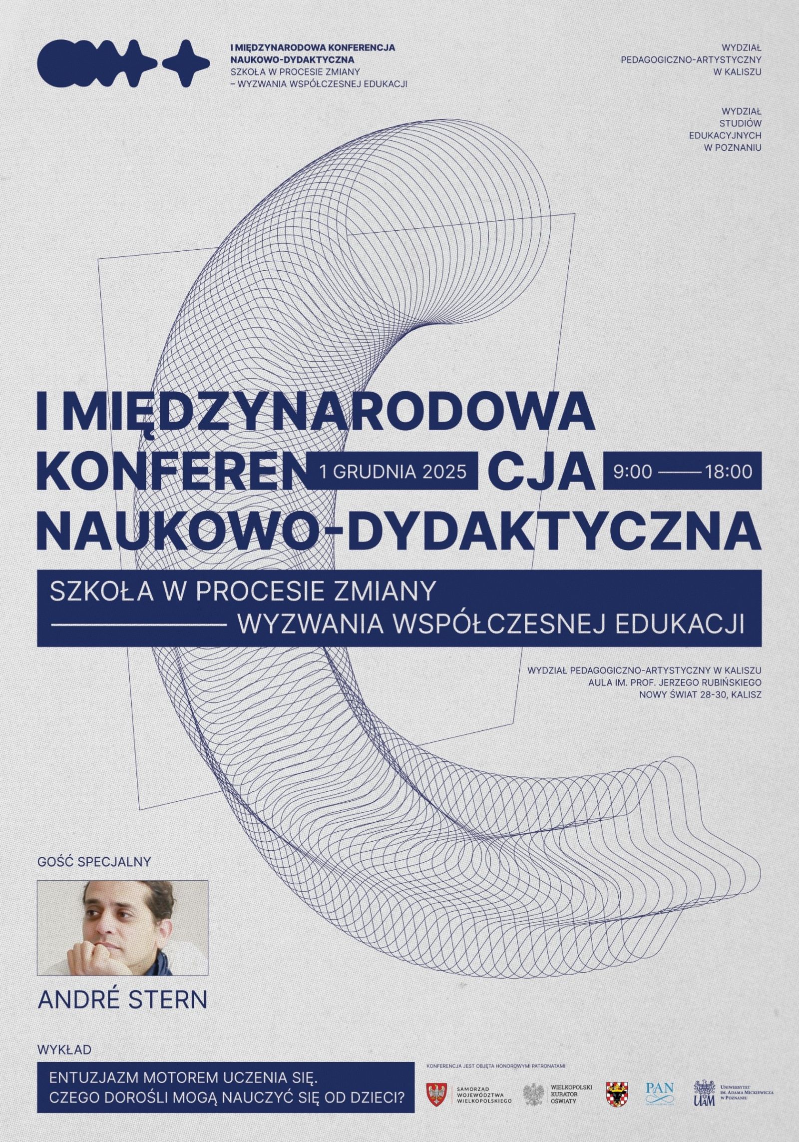 Plakat I Międzynarodowej Konferencji Naukowo-Dydaktycznej „Szkoła w procesie zmiany – wyzwania współczesnej edukacji”