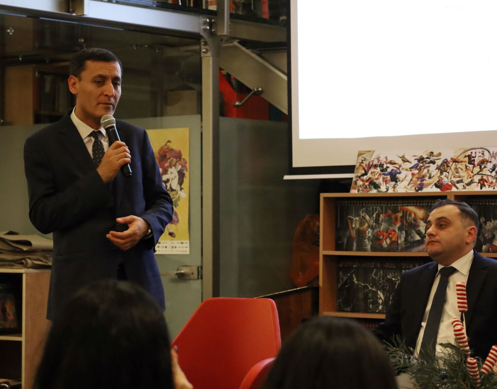 Zdjęcie z wydarzenia w Bibliotece Uniwersyteckiej