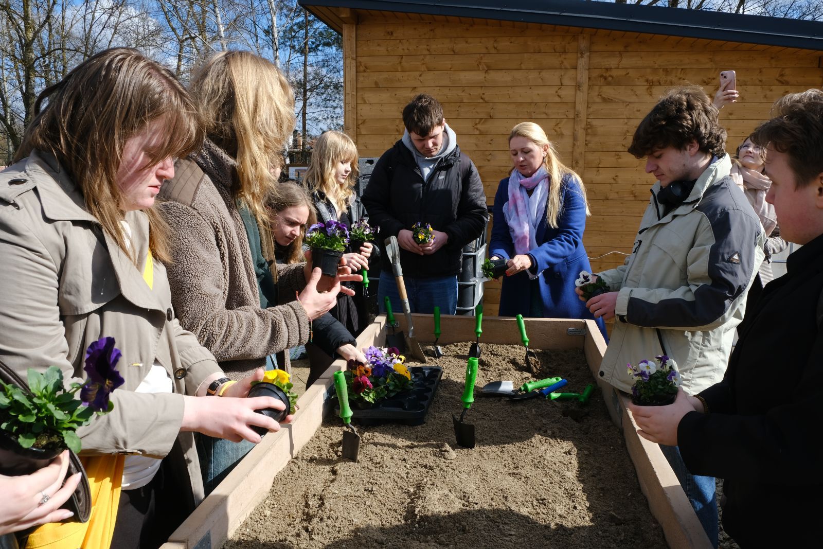 Opening ceremony of the AMU Demonstration Soil Garden