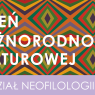Kolorowa grafika z geometrycznym wzorem i napisem „Dzień różnorodności kulturowej” oraz „Wydział Neofilologii UAM”.