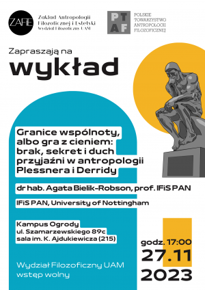 Granice wspólnoty, albo gra z cieniem – wykład gościnny prof. Agaty Bielik-Robson