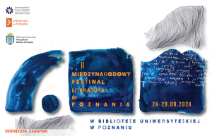 II Międzynarodowy Festiwal Literatura do Poznania w BUP