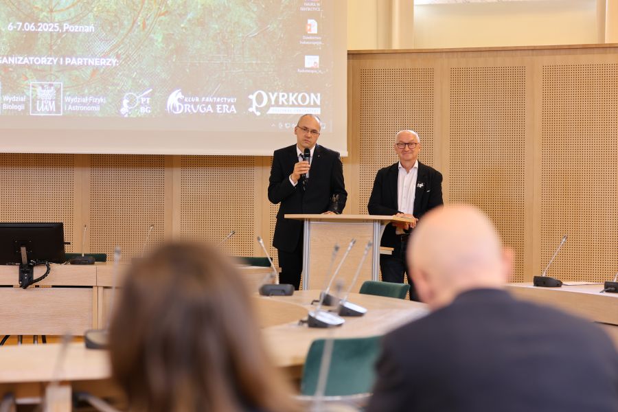 Prof. Krzysztof Skibski i prof. Maciej Michalski