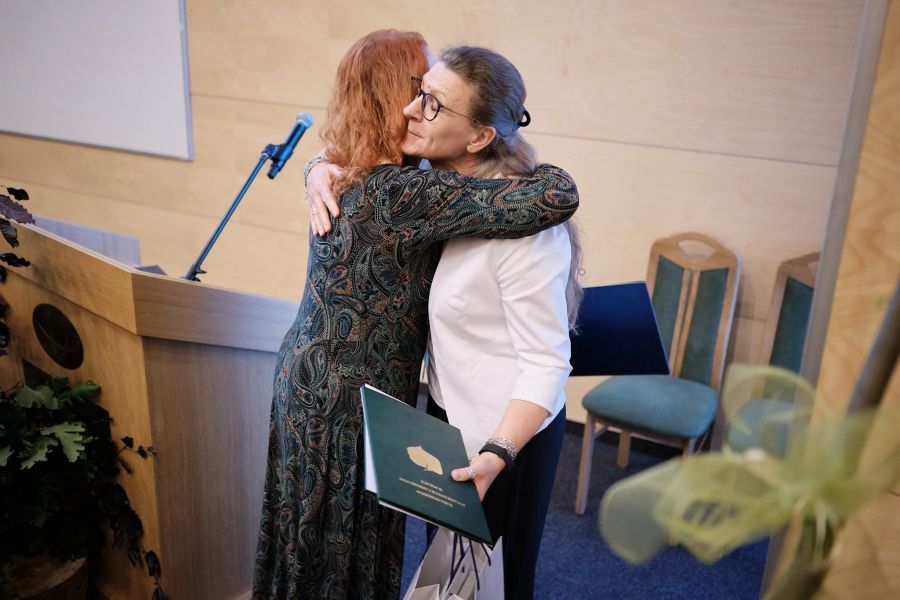 Uczestnicy konferencji podczas wydarzenie na Uniwersytecie Przyrodniczym.