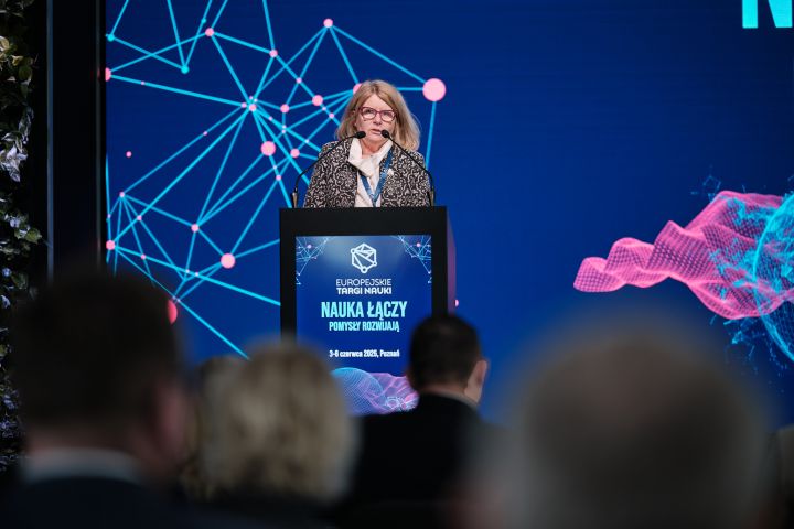 Prof. Bogumiła Kaniewska na Europejskich Targach Nauki