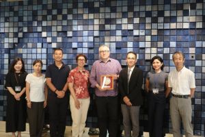 prof. Rafał Witkowski and Prof. Beata Bochorodycz on their visit at the Okayama University in Japan