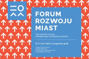 Forum Rozwoju Miast - plakat mały