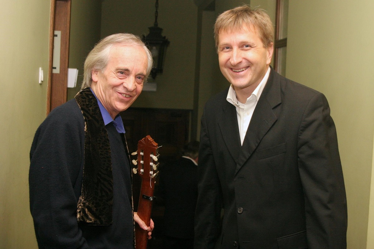 Prof. Krzysztof Szydzisz i Paco Peña
