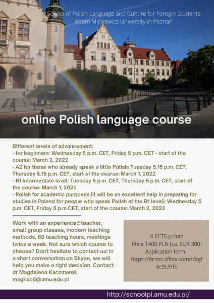 Polish language course | Wydział Chemii EN