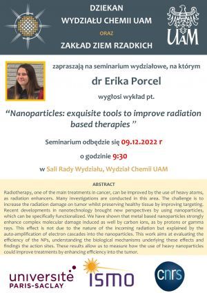 Seminar by dr Erika Porcel