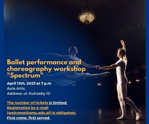  Ballet performance and choreography workshop 