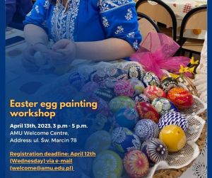 Easter egg painting workshop 