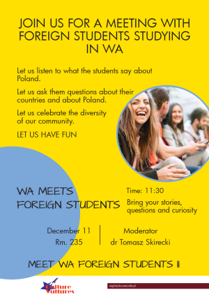 Culture Vultures: WA Meets Foreign Students