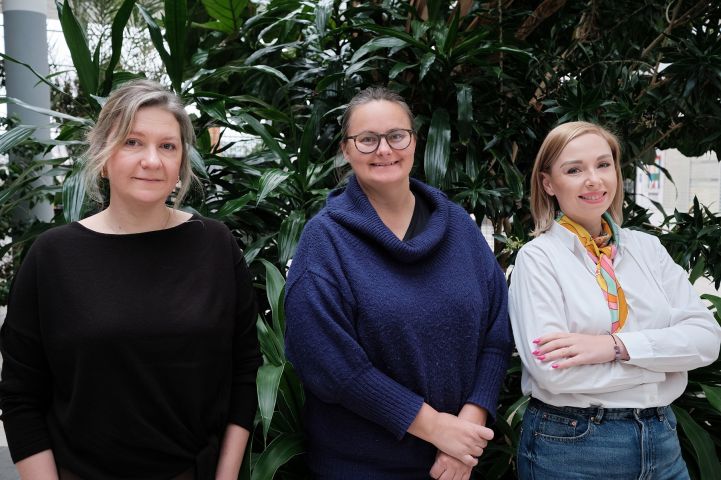 Dr Katarzyna Błaszczyk, prof. Małgorzata Borowiak, Alicja Ostrowska-Leszczyńska, fot. Władysław Gardasz