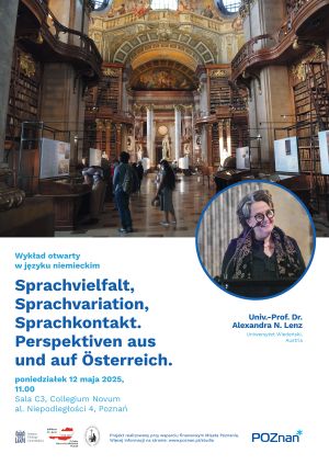 Plakat promocyjny wykładu