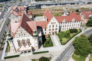 Zdjęcie budynku Collegium Minus UAM - widok z góry
