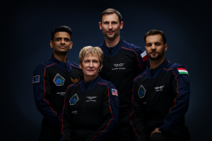Peggy Whitson, Shubhanshu Shukla, Sławosz Uznański, Tibor Kapu