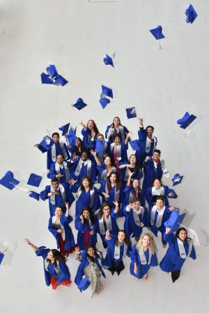 Erasmus Mundus SERP+ students during the graduation ceremony
