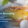 Mazurek decorating workshop at Umberto Restaurant in Citadel Park, Poznań, on April 1, 2026, featuring traditional Polish Easter cake with colorful eggs.