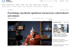 "Psycholog: myślenie spiskowe towarzyszy człowiekowi od wieków" - dr Michał Kosakowski dla PAP