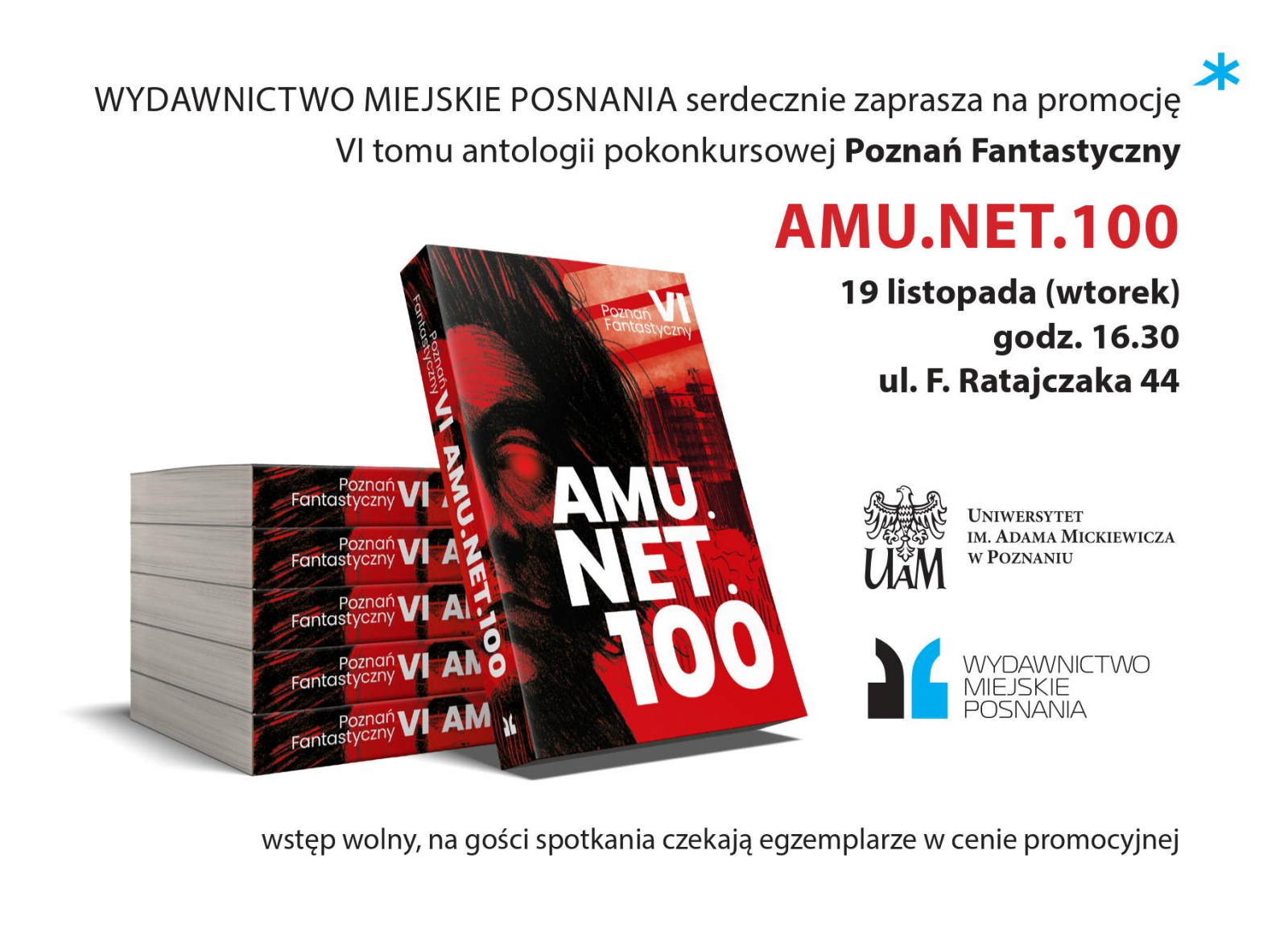 Promocja książki amu.net.100