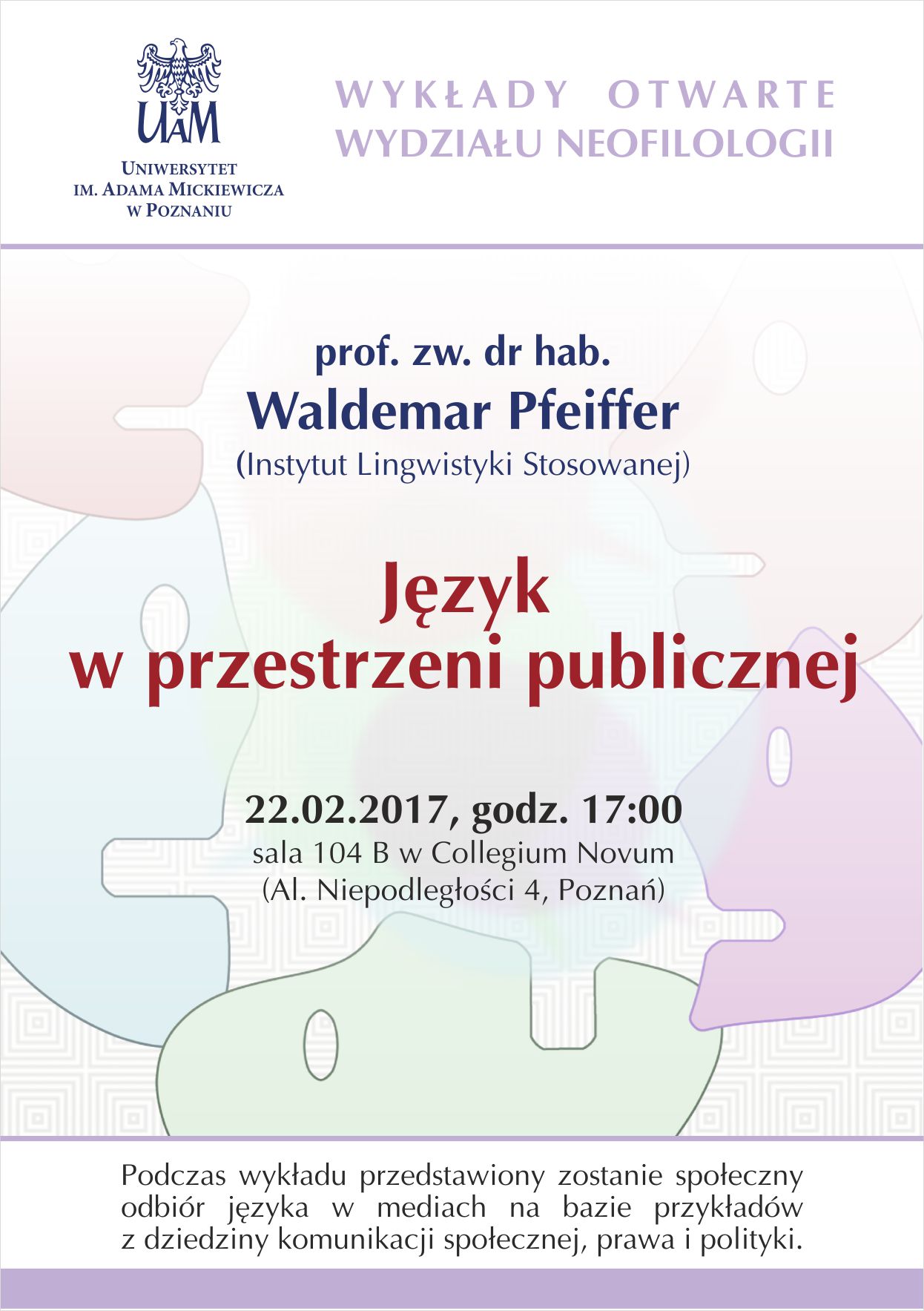 Język w przestrzeni publicznej (prof. zw. dr hab. Waldemar ...